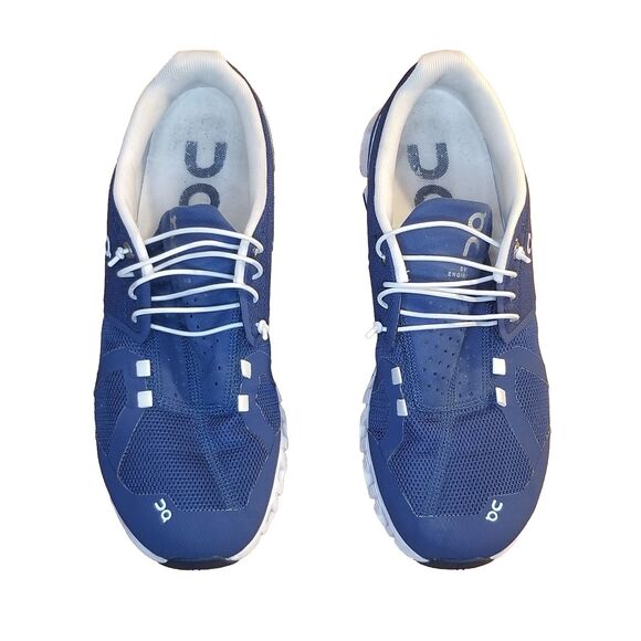 On Cloud 5 Women Size 10 Navy Blue White Athletic Running Shoes Sneakers 19.4026 - Picture 3 of 6